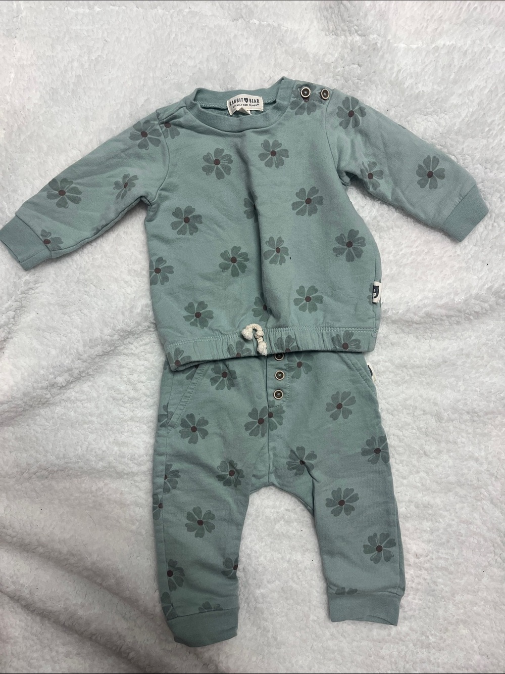 4/25$ Rabbit + Bear jogging suit